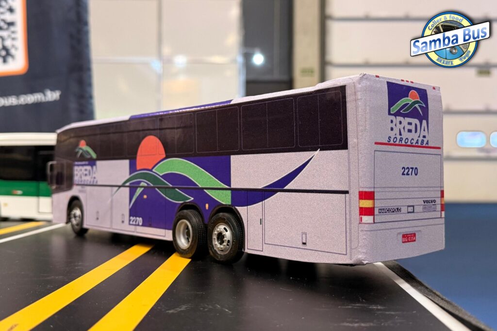 Miniatura de Ônibus Breda Sorocaba - Escala 1/24